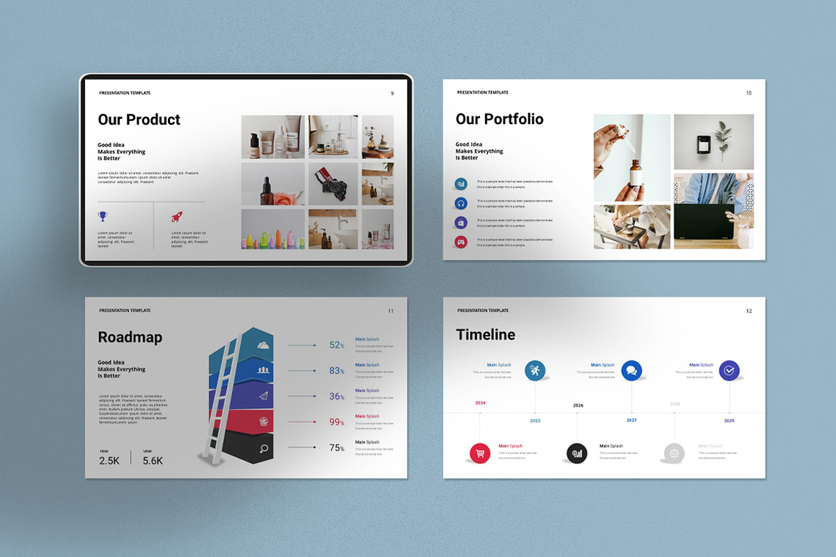 Business Plan Presentation Template, a Presentation Template by Dream-Lab (Photo 4 of 8)
