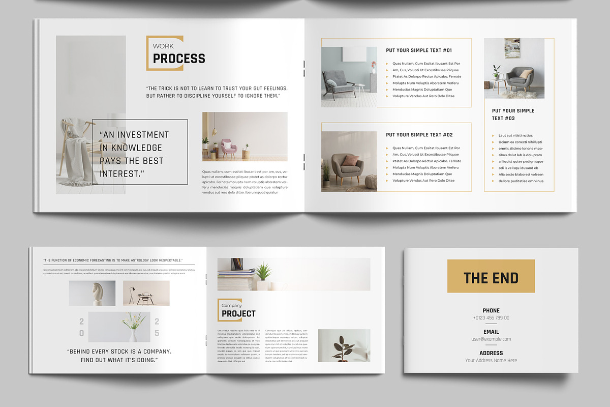 Portfolio Template Landscape, a Brochure Template by MightyDesign (Photo 6 of 9)