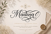 Madina Modern Calligraphy Script, a Script Font by Ghuroba Studio (Thumbnail 11 of 11)