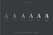 Astafine - Serif Typeface Family, a Serif Font by Rishsketch (Thumbnail 10 of 16)