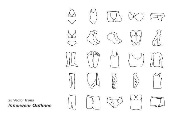 Inner Wear Outlines