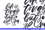 35 Lettering Brushes for Procreate, a Brush Add-On by PicByKate (Thumbnail 10 of 14)