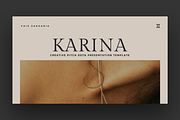 Karina Google Slides Template, a Presentation Template by Faiz zakharia (Thumbnail 3 of 9)