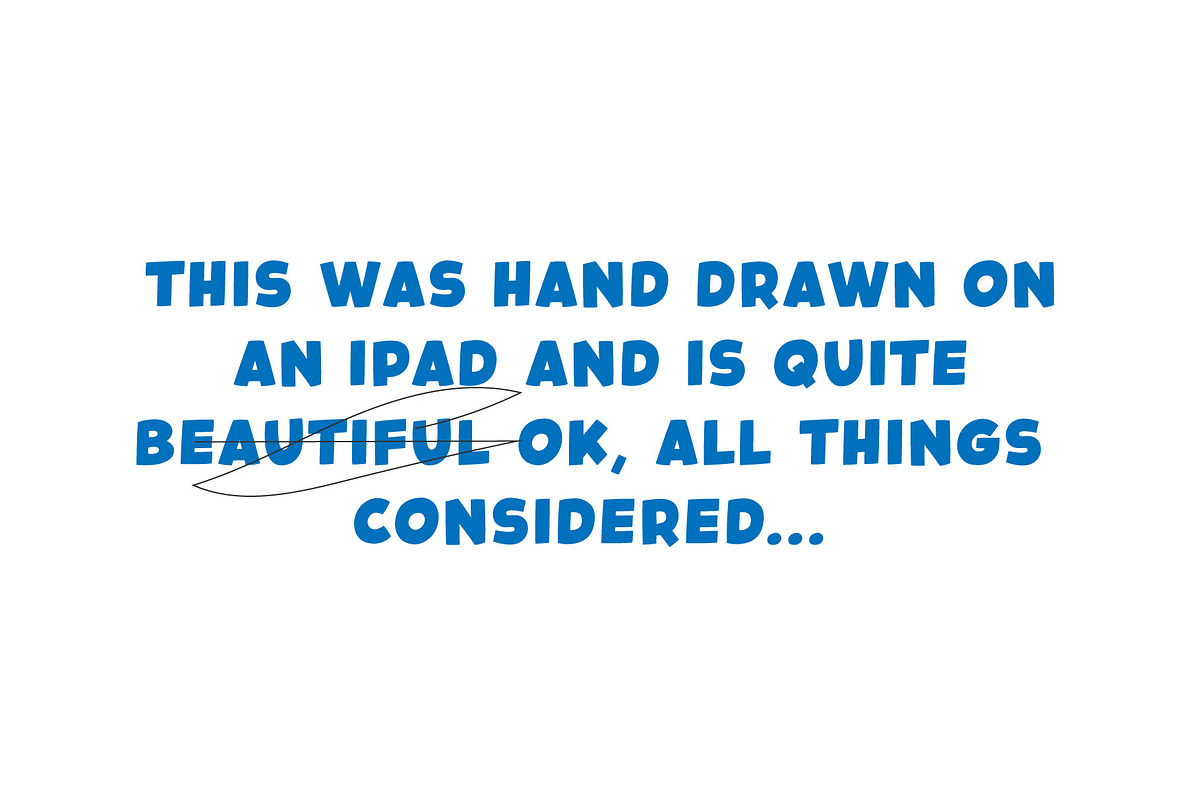 Reprise | Hand drawn font, a Handwritten Font by Supersimbo © (Photo 2 of 8)