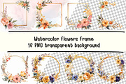 Watercolor Flowers Frame 16 PNG, a Transportation Photo by PKshop (Thumbnail 1 of 3)