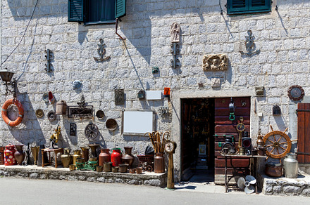 Architecture of the Old Town in Montenegro, an Architecture Photo by Photostock