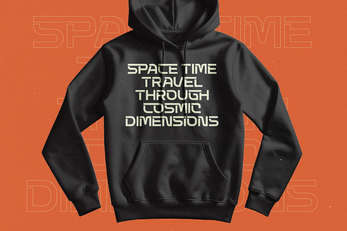 Techetic Human Futuristic Font, a Sans Serif Font by timelesstype.co (Photo 8 of 20)