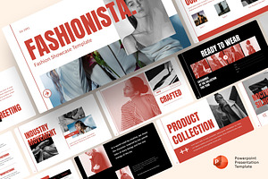 Fashion Showcase PowerPoint Template, a Presentation Template by Premast