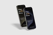 iPhone 15 Pro Mockup, an iPhone Mockup by Jestdio (Thumbnail 12 of 14)