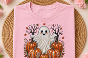 Rhinestone Ghost Halloween PNG, a Seasonal Illustration by DreamCafeArt (Thumbnail 2 of 6)