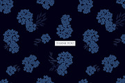 Bedtime florals. Midnight Patterns, a Pattern Graphic by PaperJamLab (Thumbnail 13 of 13)