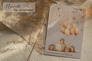 Watercolor Bronze Birthday Elegance, an Illustration by Dazzling Art Boutique (Thumbnail 4 of 11)