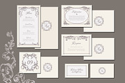 Baroque Wedding Stationery Suite, an Invitation Template by ilustrinna (Thumbnail 8 of 14)