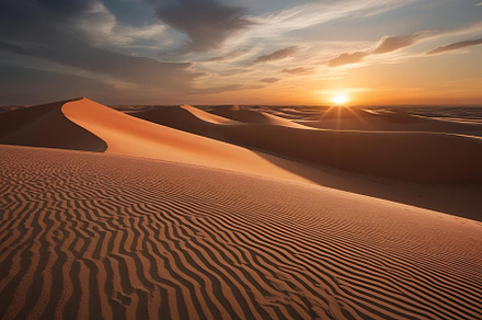 Desert landscape photograph, a Nature Photo by ComfortQ