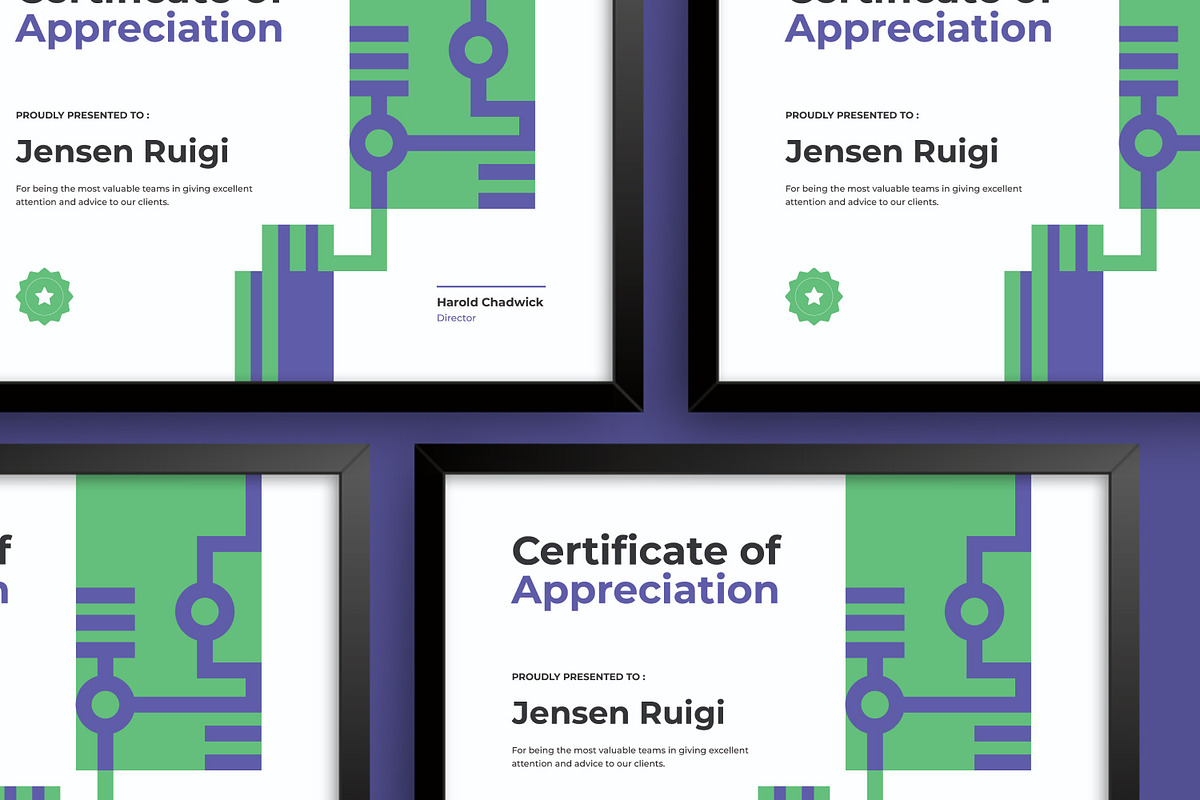 Appreciation - Certificate, a Brochure Template by Izdihaar_Studio (Photo 2 of 3)