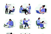 Office Illustration Art Set, a Work Illustration by Brickclay (Thumbnail 9 of 9)