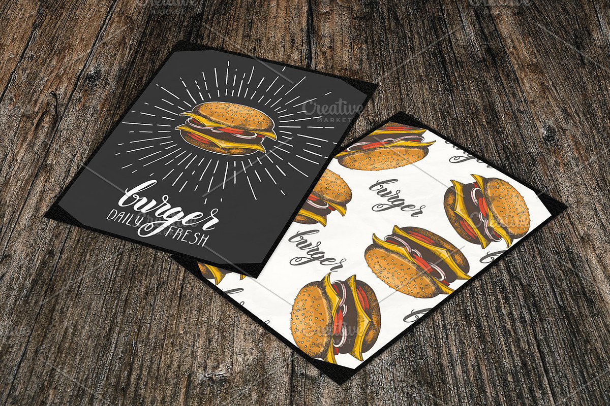 Fast food set., a Food Illustration by Tabiti (Photo 6 of 9)
