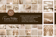 Ecru White Social Media Branding Kit, a Social Media Template by The Flossy Finch (Thumbnail 6 of 18)