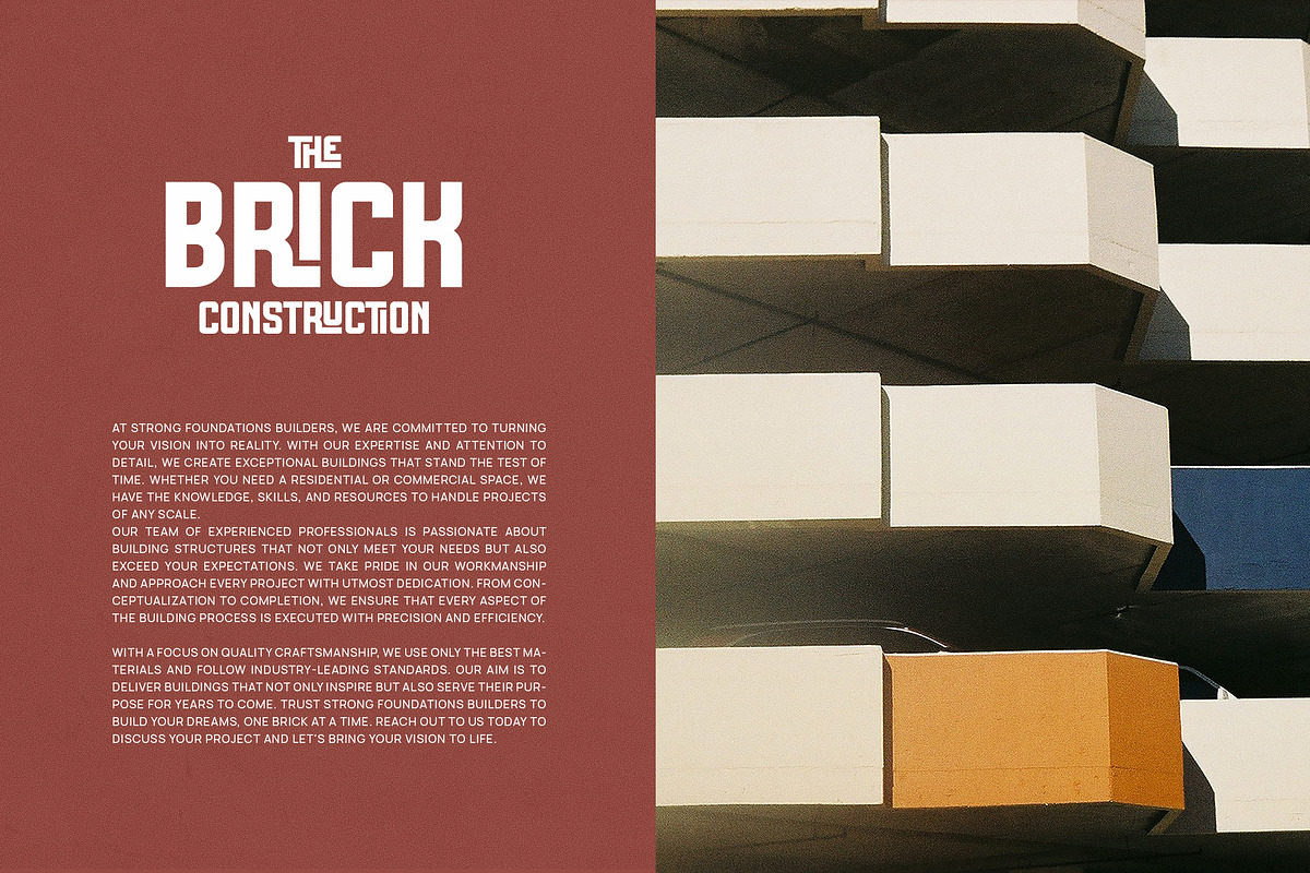 Ghrathe Ligature Sans Serif Font, a Sans Serif Font by Graphicxell (Photo 9 of 11)