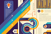 Info graphic templates set., an Icon by Radoman (Thumbnail 5 of 5)