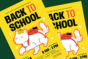 Back To School Bazaar Flyer, a Flyer Template by Gumico Studio. (Thumbnail 2 of 3)
