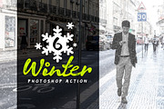 6 Winter Photoshop Action, an Action Add-On by yantodesign (Thumbnail 1 of 7)