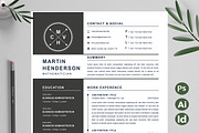Creative Executive Resume, a Resume Template by Attractive Resume (Thumbnail 1 of 3)
