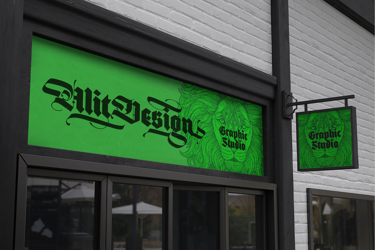 Black Brave Typeface, a Blackletter Font by alit design (Photo 9 of 21)