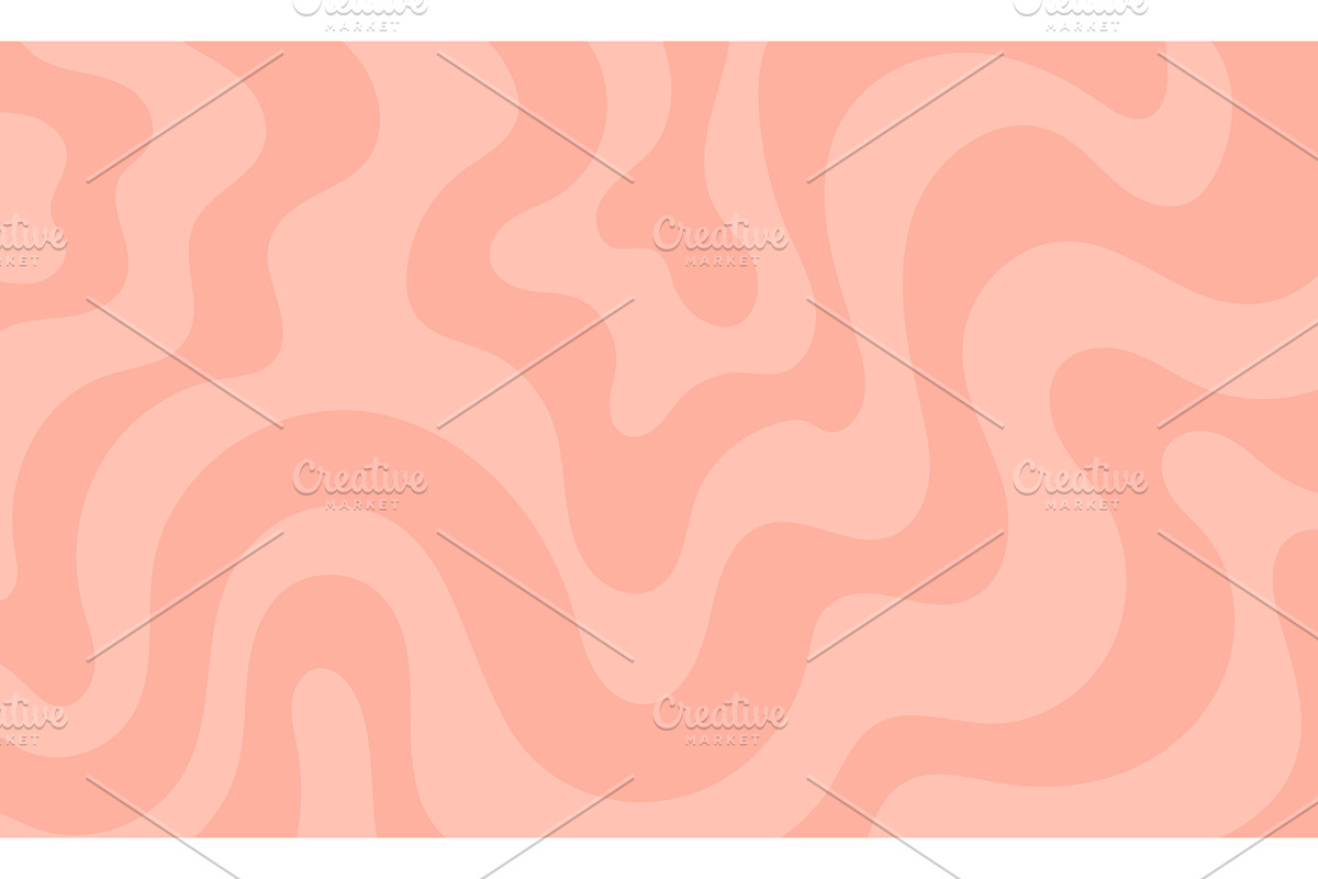 Pink psychedelic groovy pattern, a Decorative Illustration by Buch&Bee