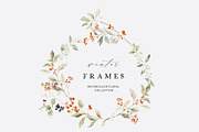 FLORAL WINTER BOX Watercolor Bundle, a Seasonal Illustration by Muse Artist (Thumbnail 41 of 95)