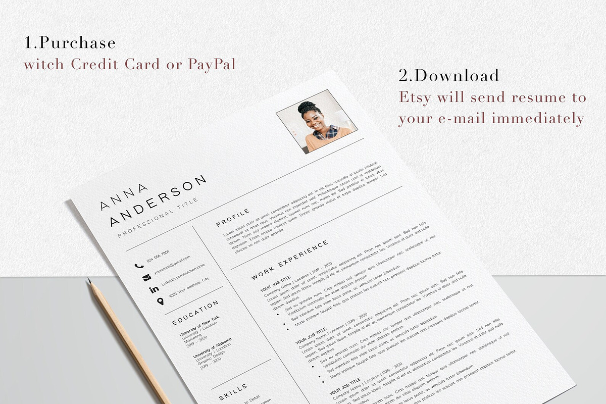 Resume Template CV Professional, a Resume Template by LucaTheme (Photo 9 of 10)