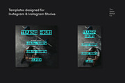 True Grit Fitness Social Media Kit, a Social Media Template by TheSwissDesignCo (Thumbnail 4 of 5)