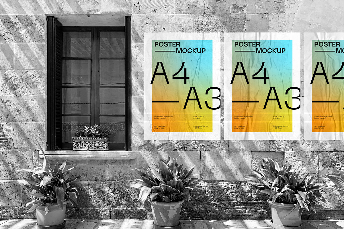 Urban Outdoor Poster Mockup, a Print Template by dpi (Photo 8 of 28)