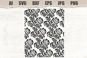 Stencil Floral Pattern, an Object Graphic by MARYCRAFTIRIA (Thumbnail 1 of 3)