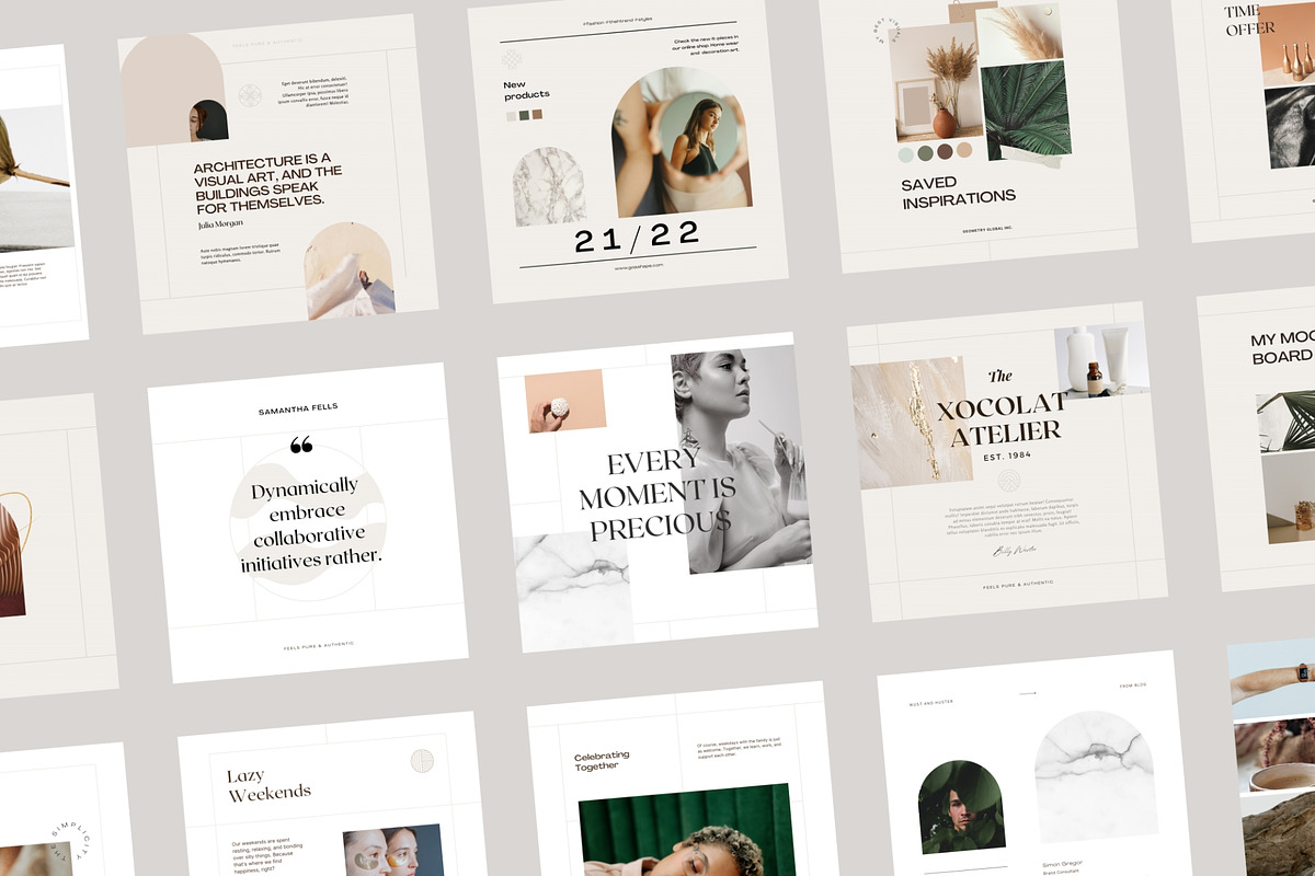 Tyos Canva Social Instagram Template, a Social Media Template by Goashape Studio (Photo 6 of 9)