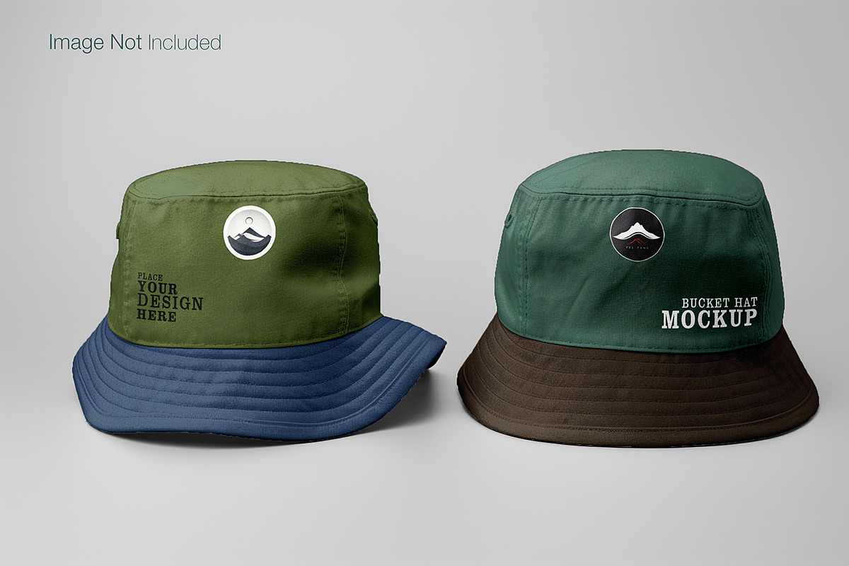 Realistic bucket hat mockup, a Hat Mockup by Raihan Rahman (Photo 5 of 10)