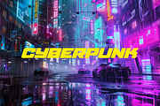 Cyberpunk Photoshop Effects Bundle, a Layer Style Add-On by pixelbuddha.net (Thumbnail 22 of 53)
