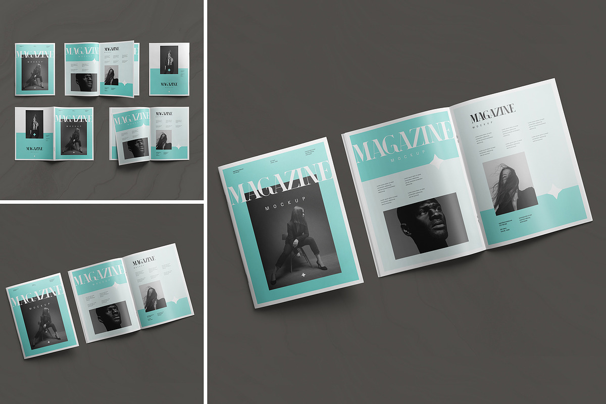 Magazine Mockup, a Product Mockup by DesignNeutrons (Photo 1 of 4)