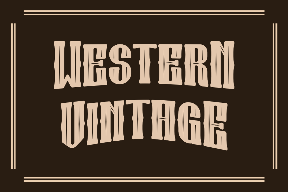 King Resmox - Western & Vintage Font, a Serif Font by QR Design Studio (Photo 5 of 8)