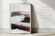 WHITE AND BROWN MODERN ABSTRACT ART, a Decorative Illustration by identity.ART (Thumbnail 3 of 7)