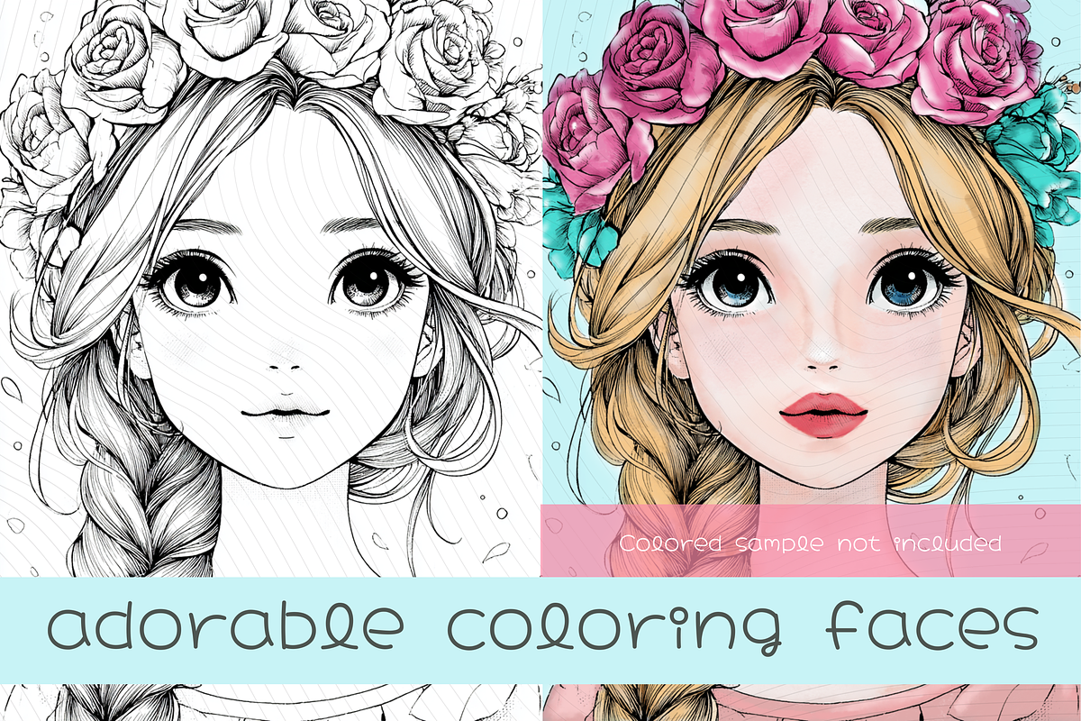 Black and White Line Art Portraits, a Graphic by Cute Little Workshop (Photo 2 of 4)