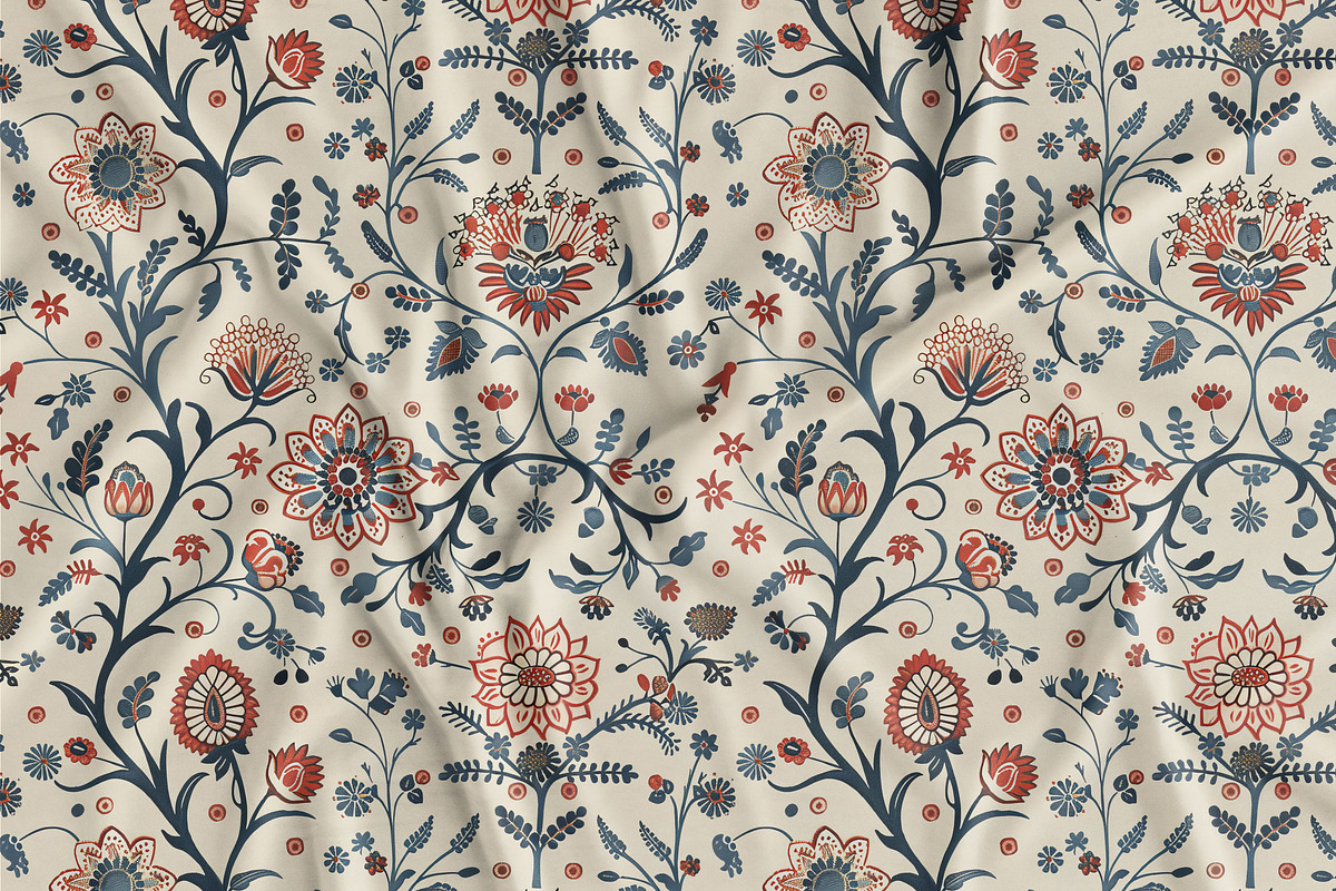 Indian Ornament Art Ethnic Pattern, a Pattern Graphic by Olya Creative (Photo 26 of 29)
