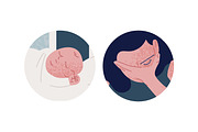 Postpartum depression, a Person Illustration by Good Studio (Thumbnail 3 of 3)