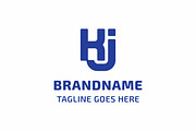 Letters KJ Monogram Connected Logo, a Branding & Logo Template by Pray Art Design Studio (Thumbnail 1 of 2)
