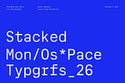 Cx Mono; 12 Fixed Width Fonts, a Sans Serif Font by Eko Bimantara (Thumbnail 2 of 13)