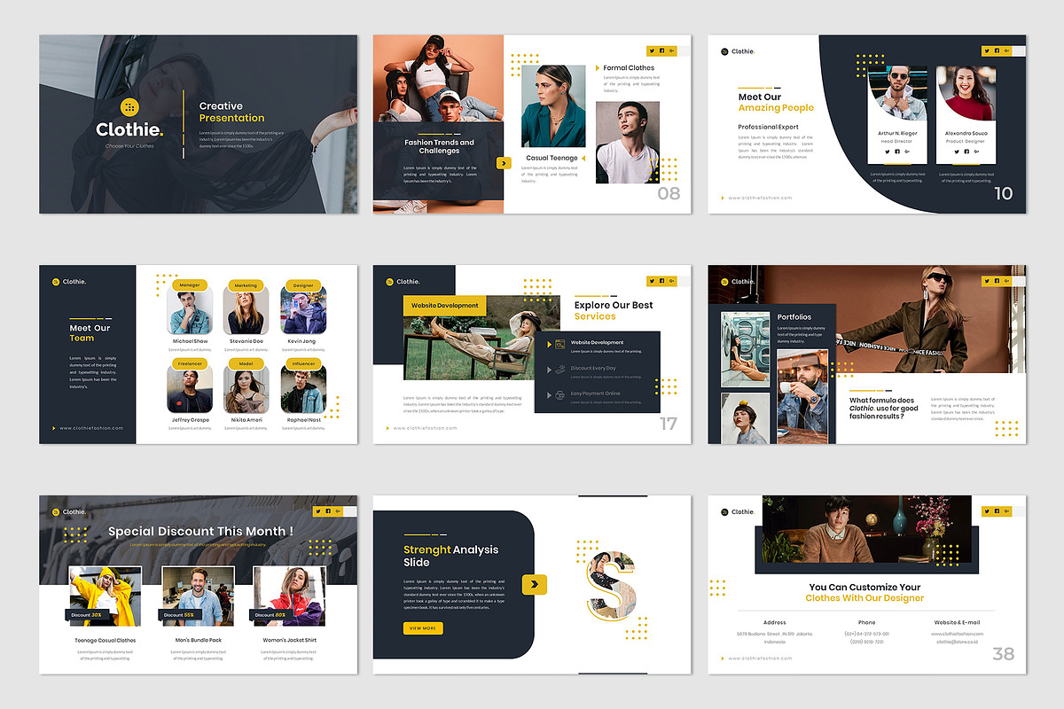 4 in 1 Bundles Pack PPTX Template