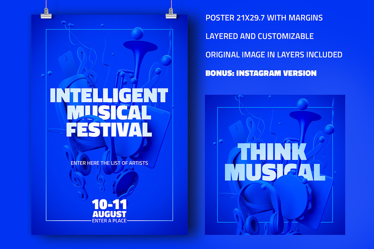 Music Festival Poster, a Flyer Template by Vasily Kulinich (Photo 4 of 5)