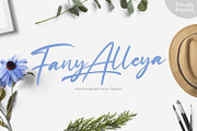 Fany Alleya - Handwritten Font, a Script Font by StringLabs (Thumbnail 14 of 14)