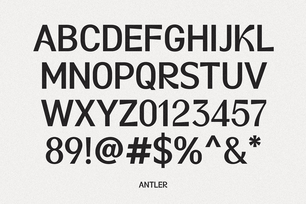 ANTLER - Sans Serif Typeface, a Sans Serif Font by Dauum Works (Photo 8 of 8)