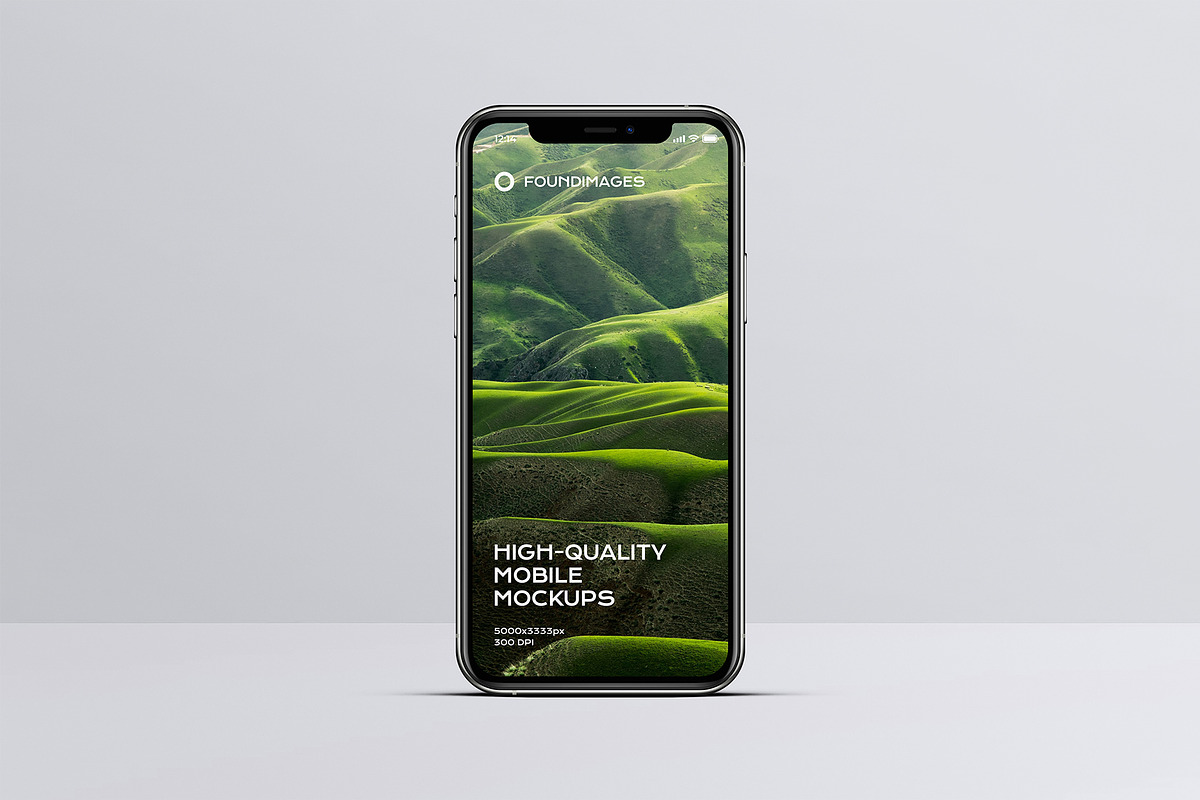 72 iphone device mockup bundle, an iPhone Mockup by FoundImages (Photo 52 of 84)